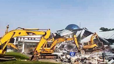 Rivers Assembly Complex Demolished, Fubara Presents Budget At Govt House