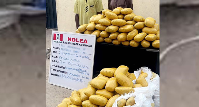 NDLEA Intercepts 1,274 Parcels Of Cocaine, Arms In Lagos