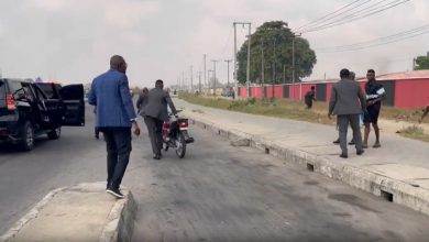 VIDEO: Sanwo-Olu Goes After Okada Riders Plying ‘One-Way’