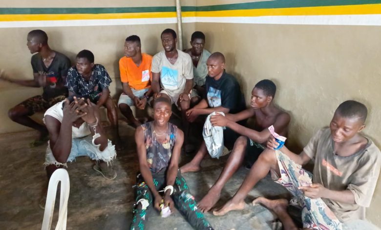 Ogun So-Safe Arrests 10 For Robbery, Cultism, Others