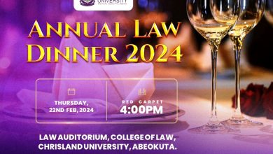 Chrisland University Holds Inaugural Law Dinner