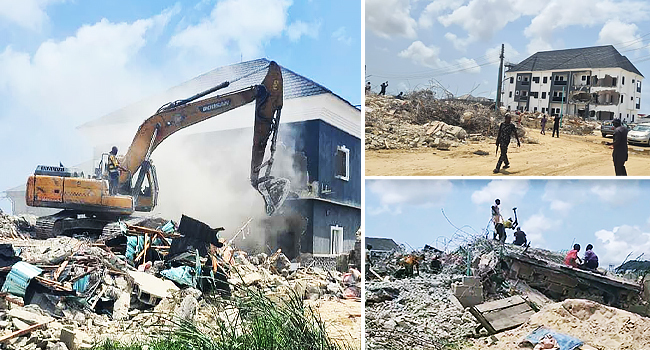 Confusion, Despair As Lagos Govt Demolishes Houses In Hopeville Estate