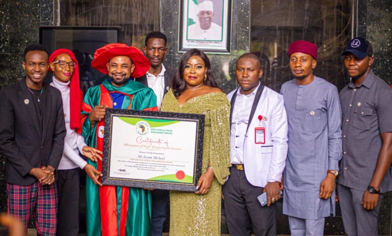 Photos: Jesam Micheal Bags Pan African Awards