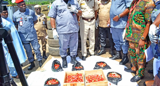 Customs Intercepts 940 Rounds Of Ammunition In Ogun State