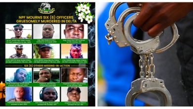 Ughelli Killings: Eight Suspects Nabbed Over Gruesome Murder Of Six Policemen