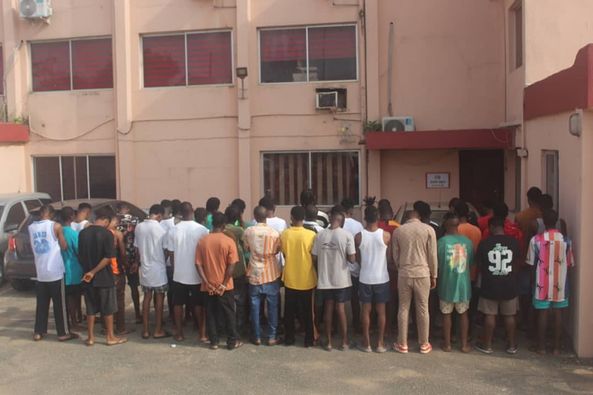 Photos: EFCC Arrests 39 For Suspected Internet Fraud In Benin City