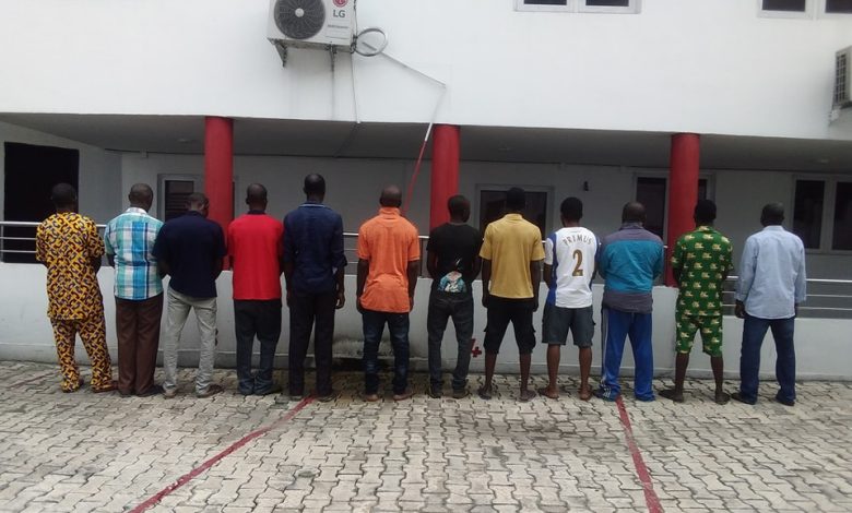 EFCC Quizzes 14 Suspected Oil Thieves in Port Harcourt