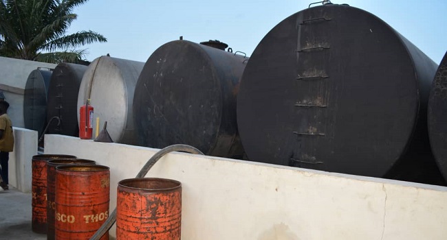 Navy Discovers Illegal Fuel Depot In Lagos, Arrests Five Suspects