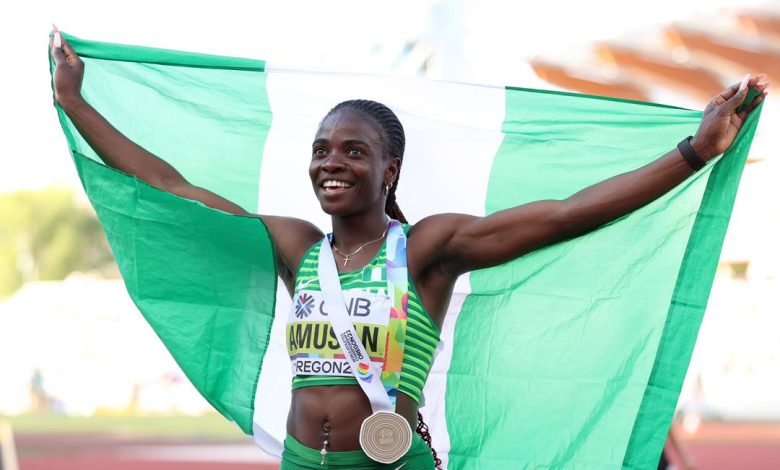 Abiodun Congratulates Tobi Amusan on Jamaica Invitational Triumph