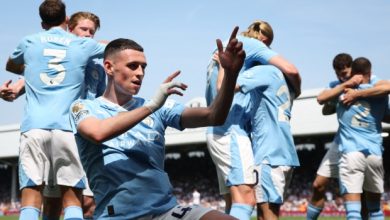 Man City Sinks Fulham, Inch Closer To Fourth League Title In A Row