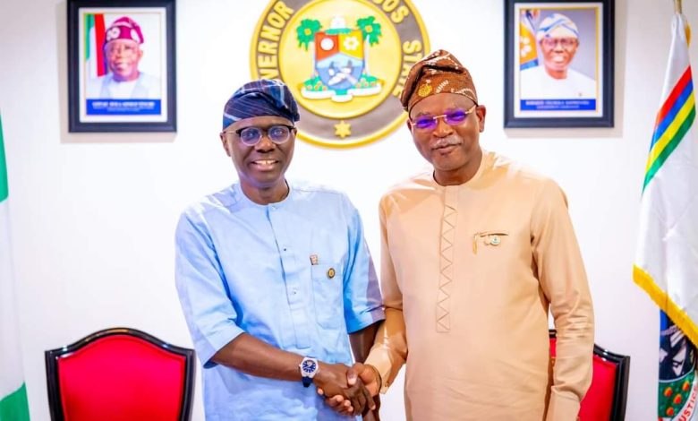 Photonews: Ogun-Osun River Basin Development Authority CEO, Otunba Deji Ashiru Visits Gov Sanwo-Olu