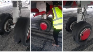 Max Air Aircraft Tyres Burst While Attempting To Take Off