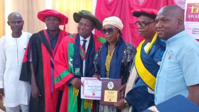 Photos: College Honours Ogun Journalist, Morenikeji Sobaloju With Excellence Award