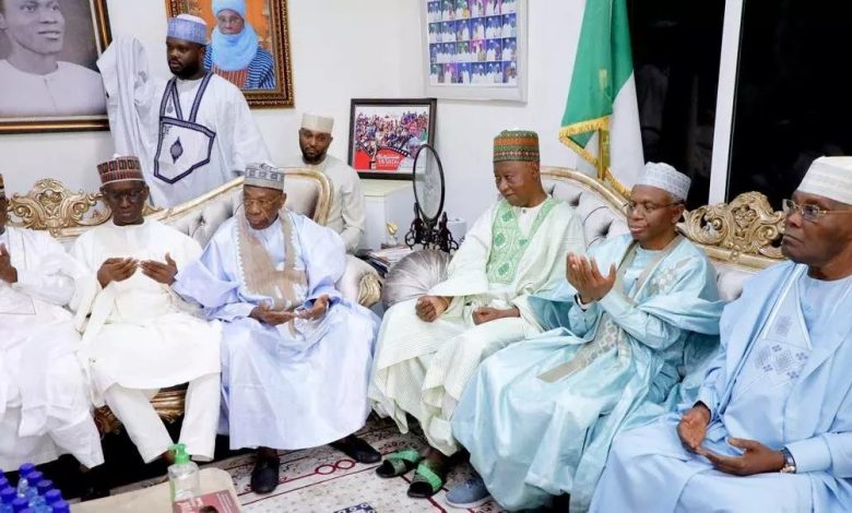 PHOTO STORY: Ribadu, El-Rufai, Lamido, Tambuwal meet in Atiku’s residence