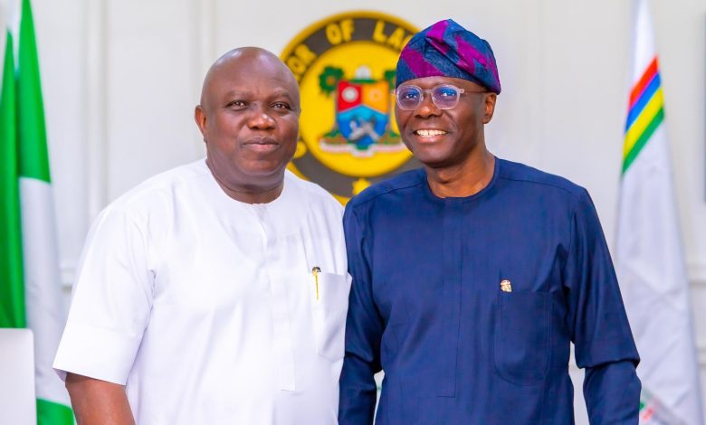 PICTORIAL: Sanwo-Olu hosts predecessor, Ambode, in Lagos