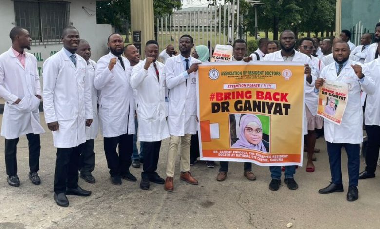 More Lagos doctors protest as abductors hold colleague captive for eight months