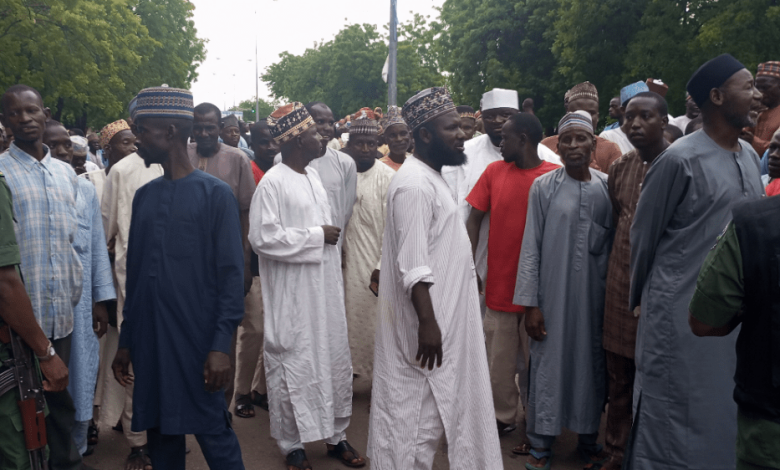 Protesters besiege Jigawa Govt House, demand sacking of commissioner