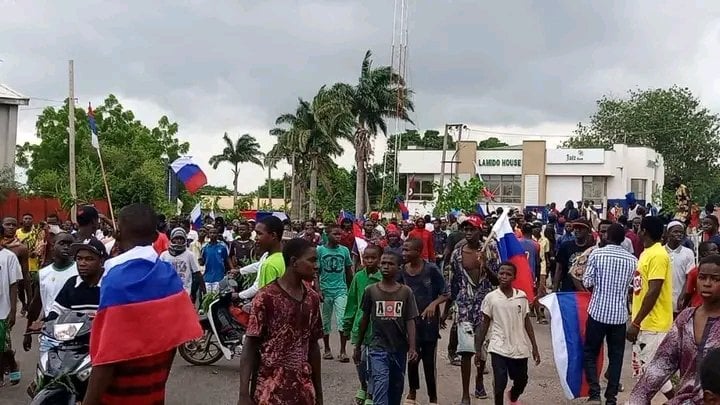 CSOs condemn display of Russian flags during #EndBadGovernance protest CSOs condemn display of Russian flags during #EndBadGovernance protest