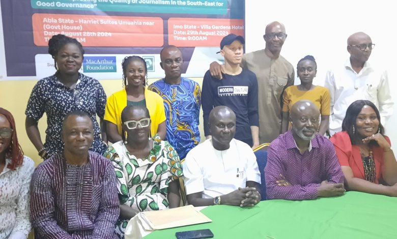 Group holds media training for journalists in South-east