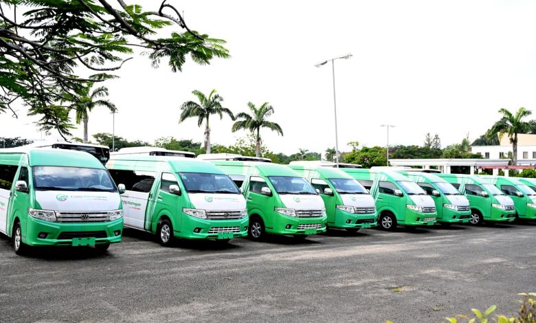 FG hands over 64 CNG buses to labour unions, NANS