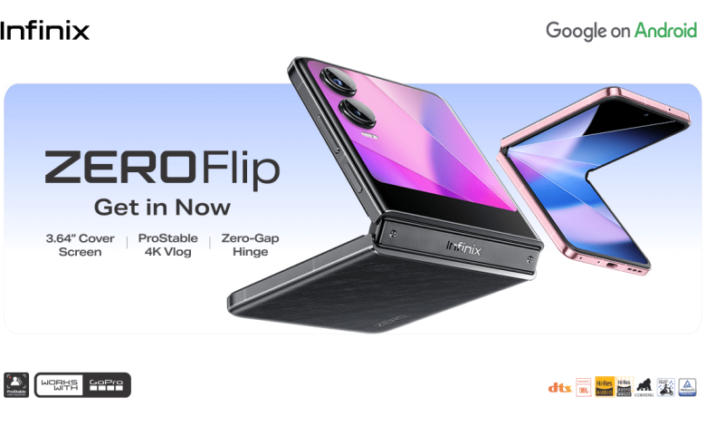 Get in now: Infinix unveils its first-ever flippable smartphone – the ZERO Flip!