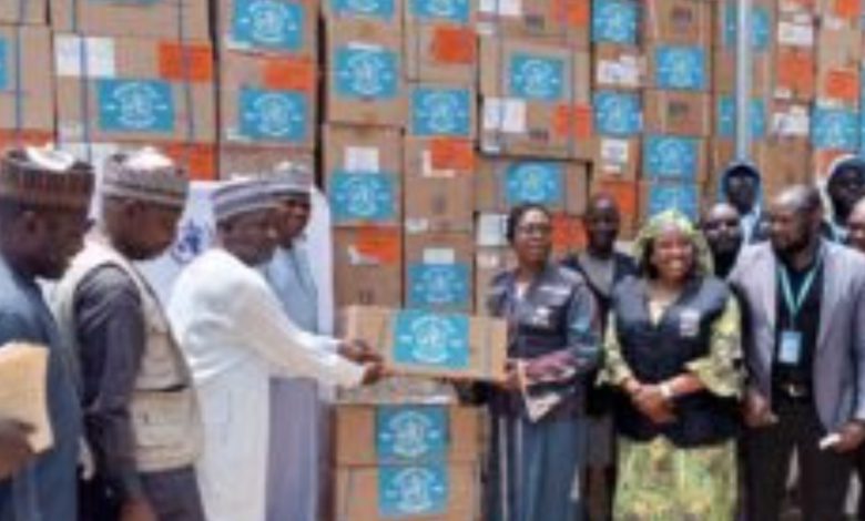 Flood: WHO presents cholera, malnutrition kits to Borno govt