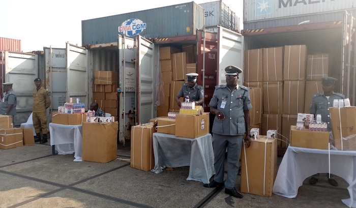 Over N31 billion worth of drugs, military camouflage seized at Nigerian port