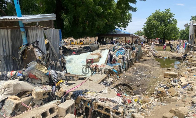 PHOTO STORY: How flood destroyed infrastructure, businesses, homes in Maiduguri