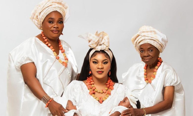 Ooni, fourth wife Olori Ashley, welcome son