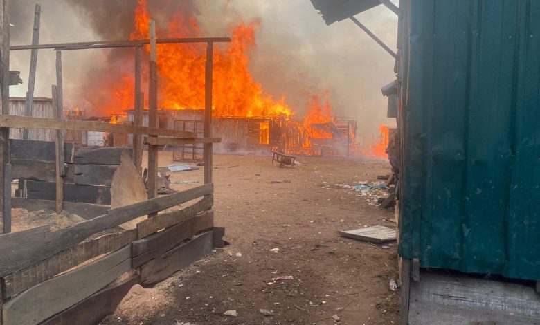 Massive losses as fire razes Lagos plank market