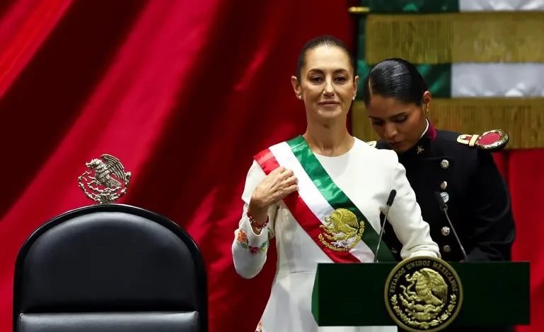 Claudia Sheinbaum inaugurated as Mexico’s first female president