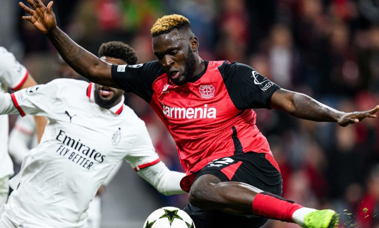 UCL Roundup: Boniface scores maiden goal as Leverkusen edge AC Milan