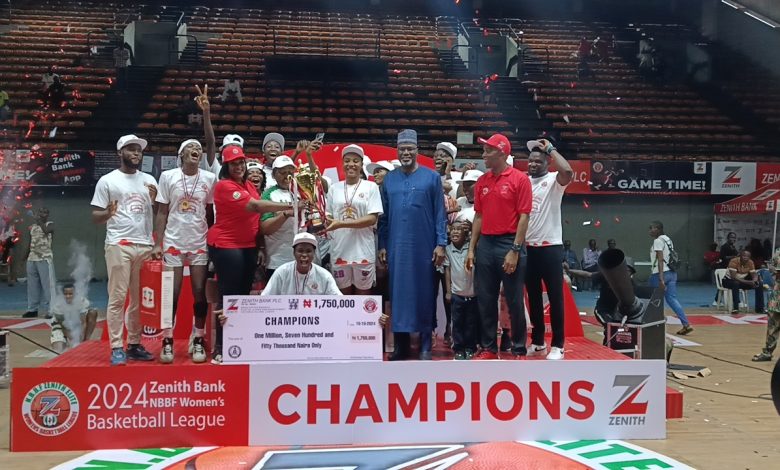 MFM women’s basketball team retains Zenith Bank/NBBF title in style