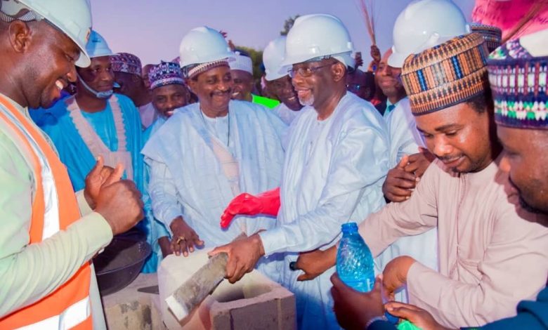 Governor Namadi lays foundation for General Hospital, Kafin-Hausa, Jigawa