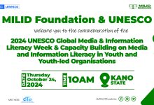 MILID Foundation, UNESCO to mark 2024 Global MIL Week in Kano