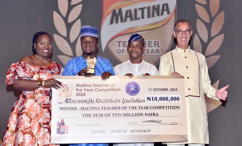 Nasarawa teacher, Esomnofu Ifechukwu, emerges 2024 Maltina Teacher of the Year