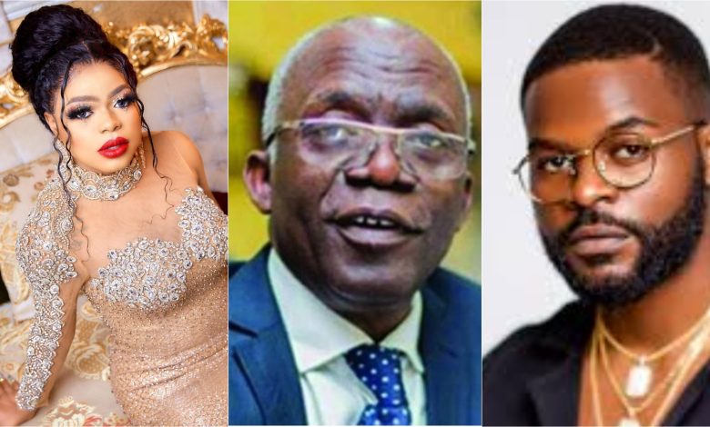 Alleged Cash-for-Pardon Deal: ‘I didn’t defame you,’ Bobrisky replies Falana, Falz