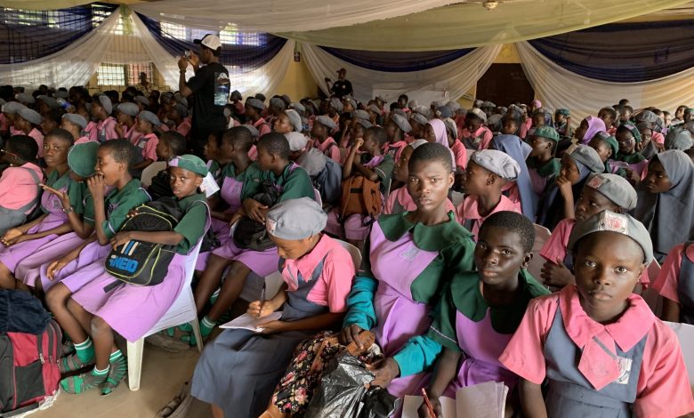 Girl Child Day: Group visits Lagos schools, sensitises on period poverty, financial literacy