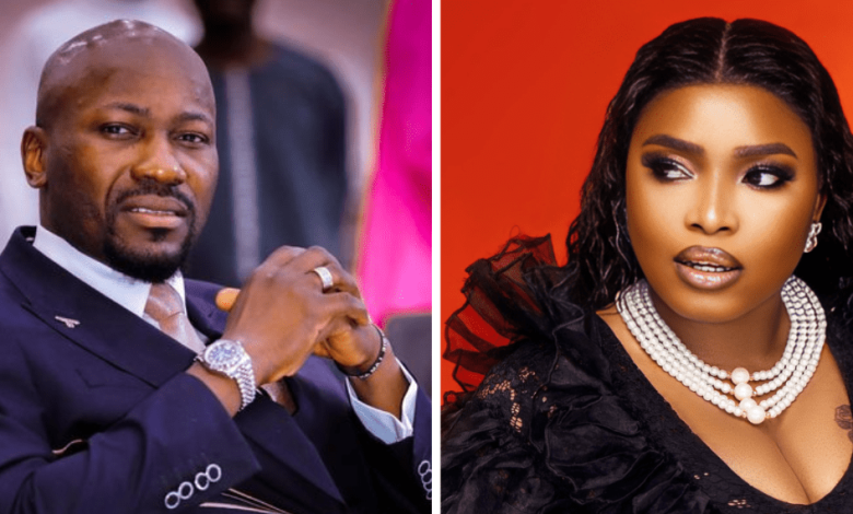 Halima Abubakar apologises to Apostle Suleman, says her allegations are false Halima Abubakar apologises to Apostle Suleman, says her allegations are false