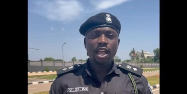 Police investigate VeryDarkMan for wearing police uniform