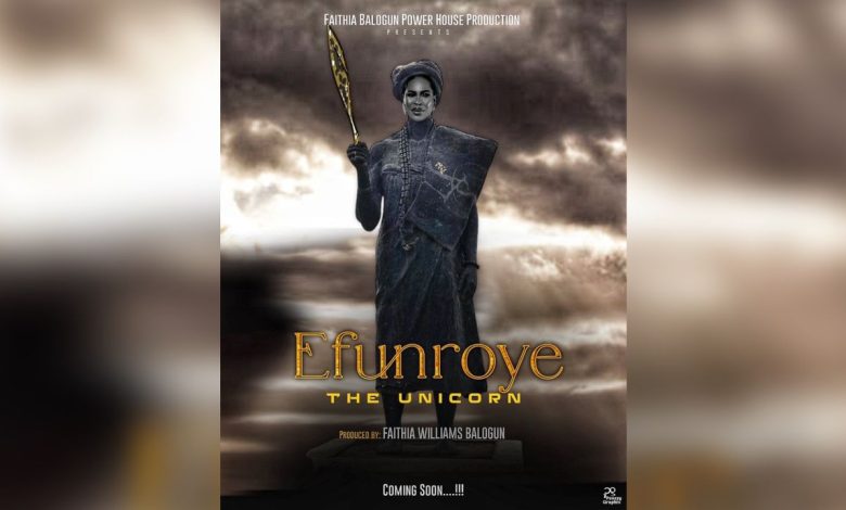 Nigerians kick as Faithia Balogun announces ‘Efunroye: The Unicorn’ movie