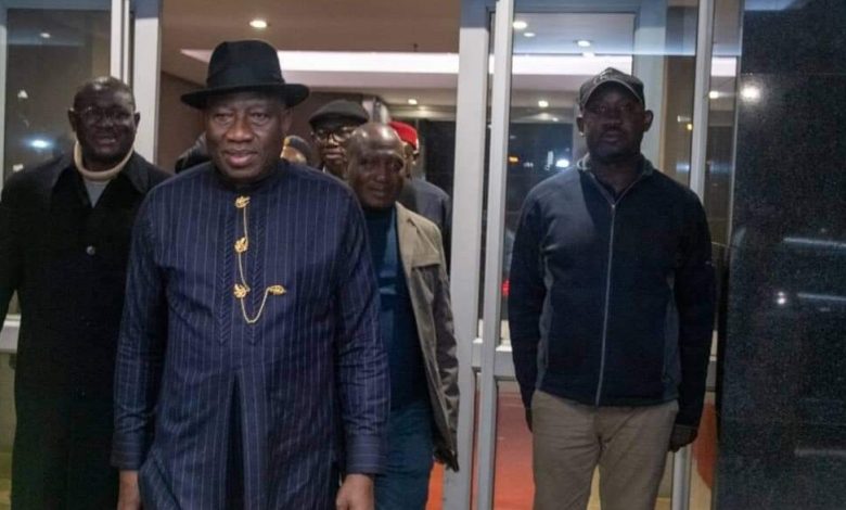 Pre-election Mission: Jonathan leads West African elders to Ghana, meets candidates, others