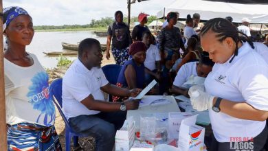 Group donates textbooks, conducts medical outreach in rural communities along Lagos Lagoon