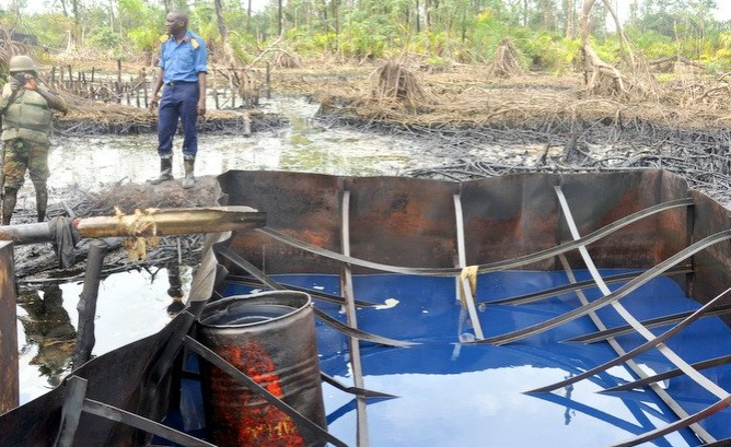 Nigerian navy destroys 23 illegal refinery sites in October – Official