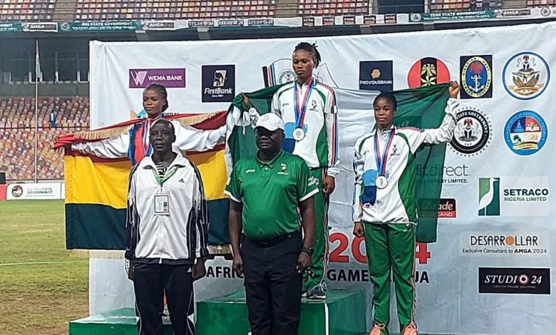 AMGA2024: Nigeria wins first track and field gold medal