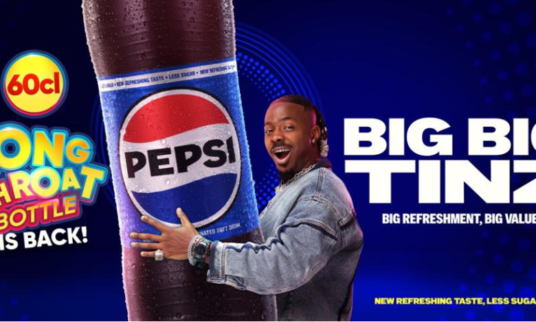 Pepsi re-launches 60cl Longthroat bottle with exciting Big BigTinz campaign featuring Young Jonn