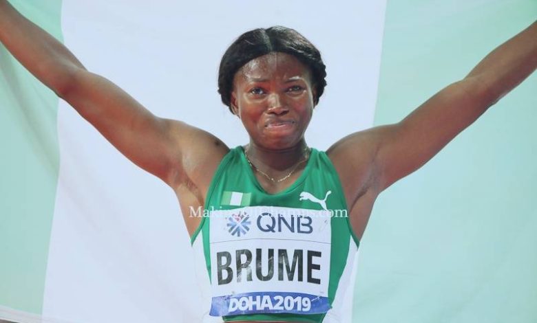 Ese Brume involved in ghastly car accident, receives support from National Sports Commission