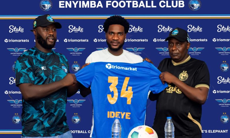 NPFL: Enyimba unveil ex-Super Eagles striker Brown Ideye