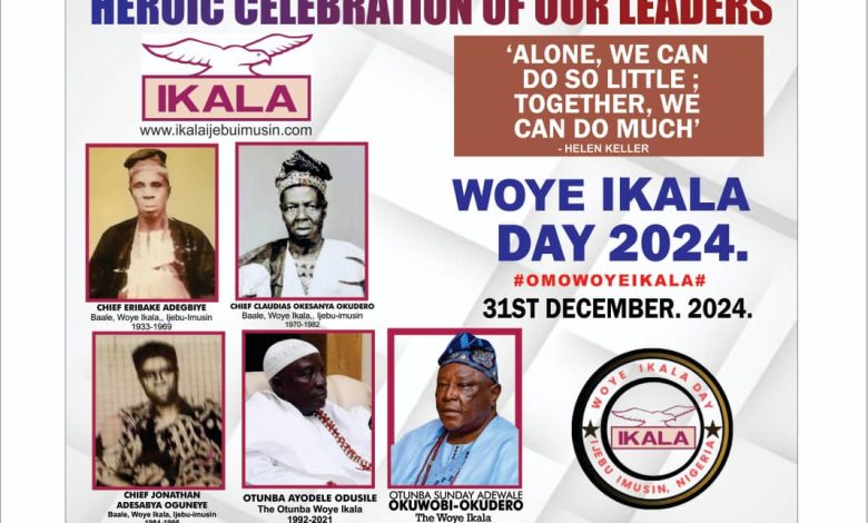 Ikala Ijebu-Imushin Celebrates Indigenous Day Dec. 31