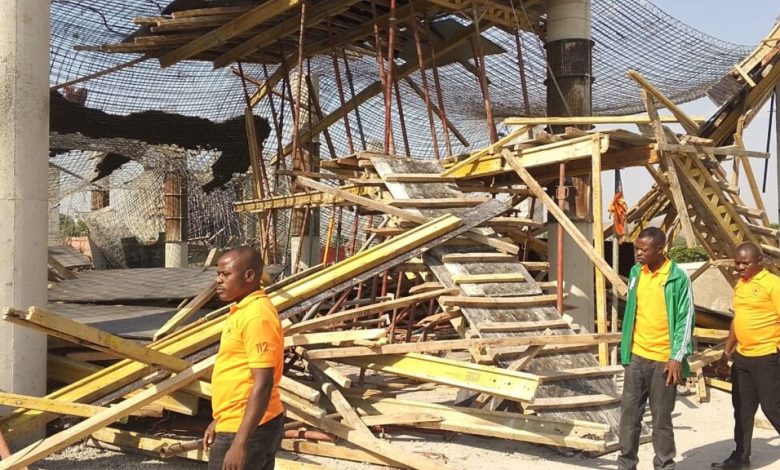 Building under construction collapses in Abuja